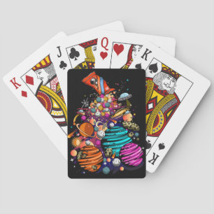 Baraja De Cartas Candy espacial