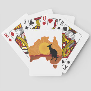 Baraja De Cartas Canguro de Australia