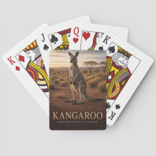 Baraja De Cartas Canguro Fauna Australiana ANIMAL