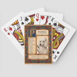 Baraja De Cartas Caniche, Arte de Bestiario Medieval
