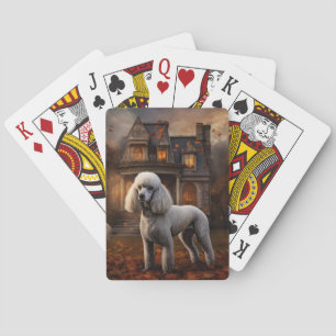 Baraja De Cartas Caniche de Halloween aterrador