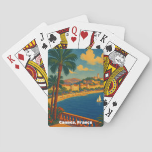 Baraja De Cartas Cannes Francia Riviera Francesa Vintage