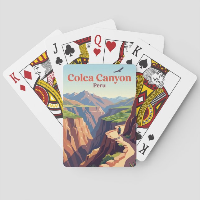 Baraja De Cartas Cañón del Colca Perú (Reverso)