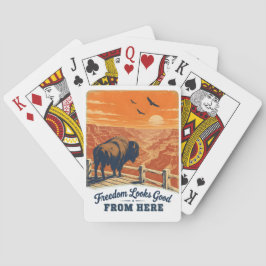 Baraja de Cartas Cañón Libertad Se Ve Bien