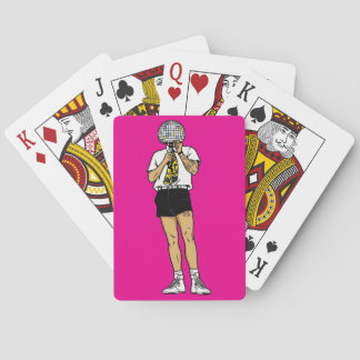 Baraja De Cartas Cantante Retro Cómic Bola de Discoteca Facetada Ca