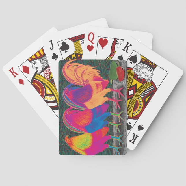 Baraja De Cartas Cantina Roosters (Reverso)