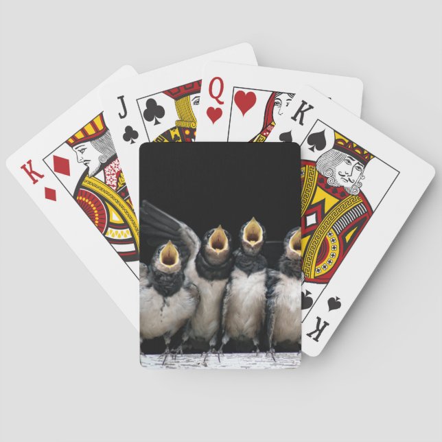 Baraja De Cartas Canto de deglución de Barn (Reverso)