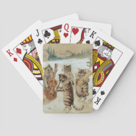 Baraja De Cartas Canto de gatos Carol por Louis Wain