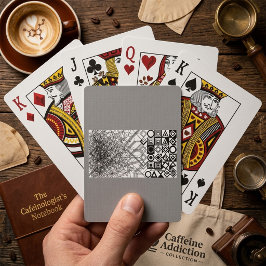 Baraja De Cartas Caos a Orden Abstracto Geométrico