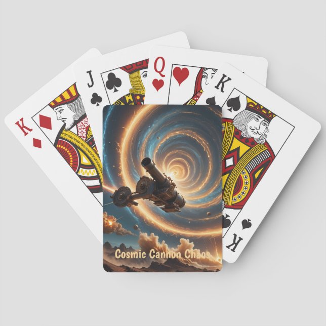 Baraja De Cartas Caos de cañones cósmicos (Reverso)