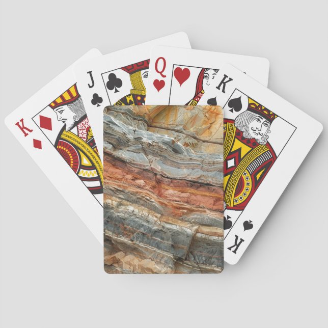 Baraja De Cartas Capas de Roca (Reverso)