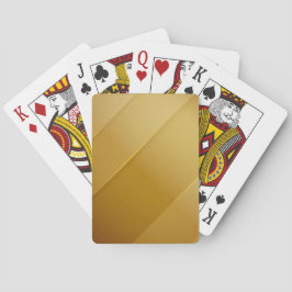 Baraja De Cartas Capas diagonales de oro abstracto Arte de lujo