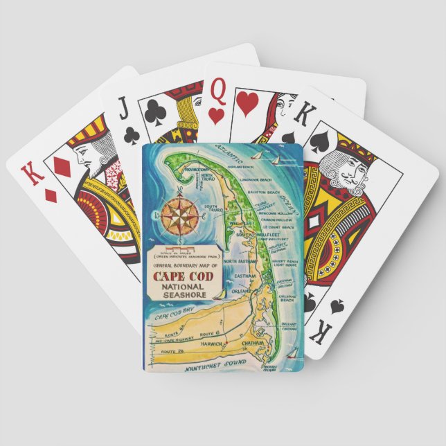 Baraja De Cartas Cape Cod National Seashore Playing Cards (Reverso)