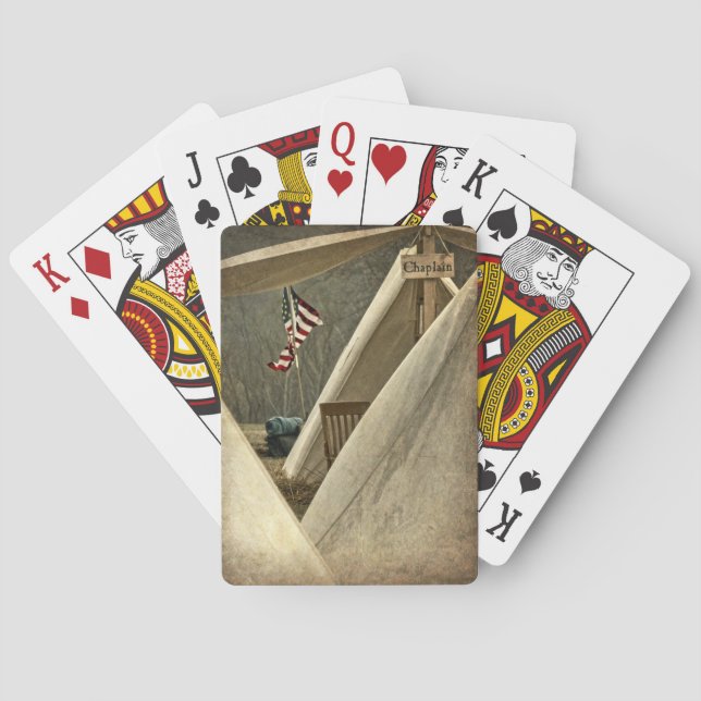 Baraja De Cartas Capellán del ejército (Reverso)