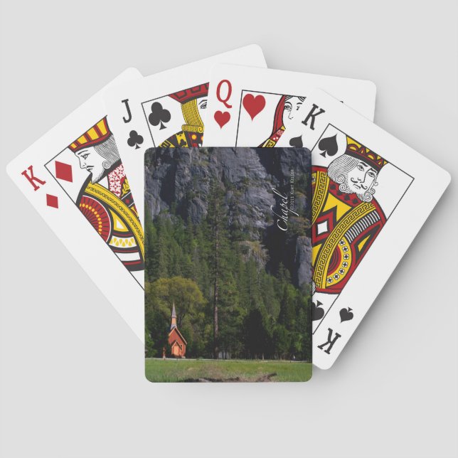 Baraja De Cartas Capilla de Yosemite (Reverso)