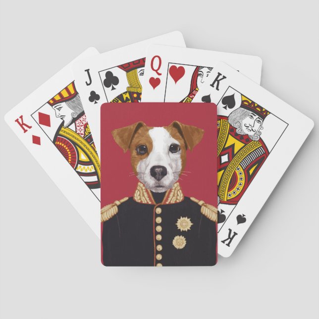 Baraja De Cartas Capitán Jack Russell (Reverso)