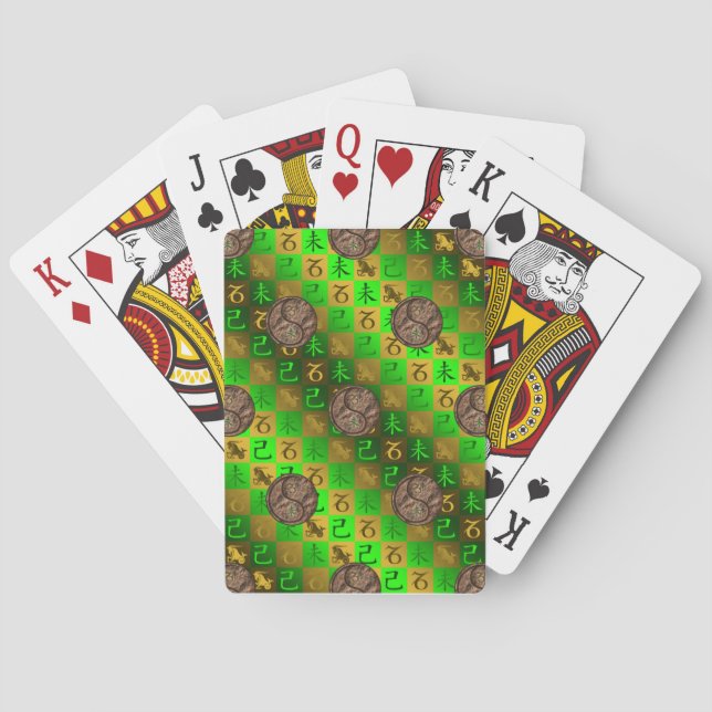 Baraja De Cartas Capricorn & Earth Goat (Reverso)