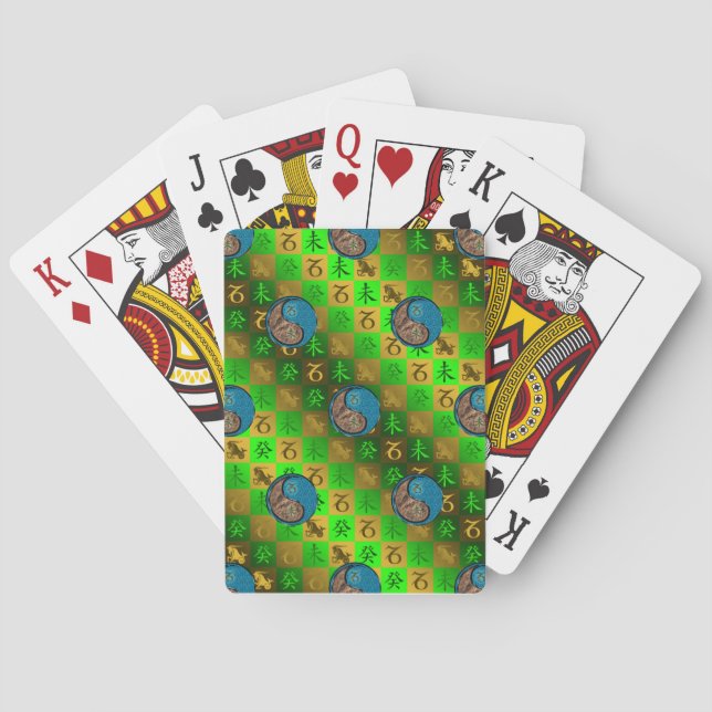 Baraja De Cartas Capricorn & Water Goat (Reverso)