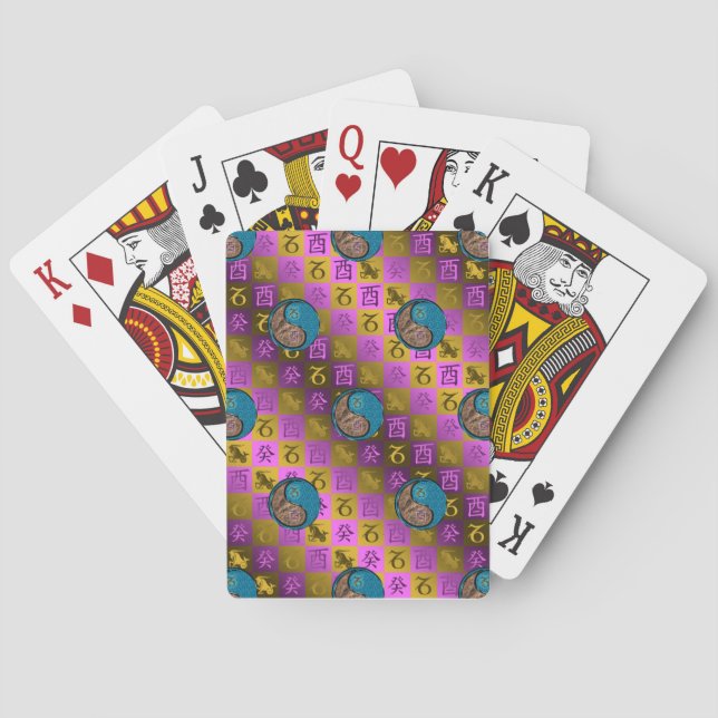 Baraja De Cartas Capricorn & Water Rooster (Reverso)