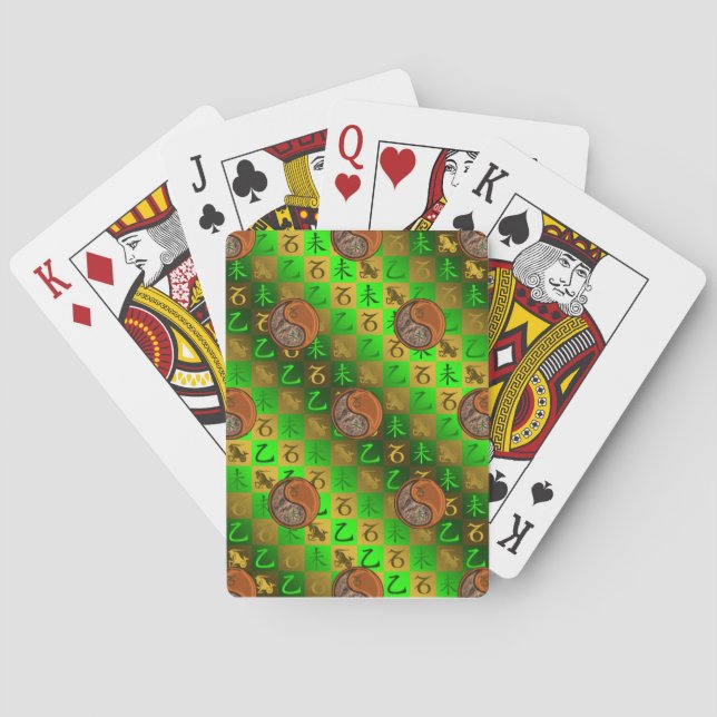 Baraja De Cartas Capricorn & Wood Goat (Reverso)