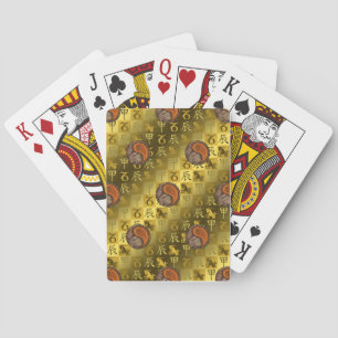 Baraja De Cartas Capricornio & Dragón de Madera