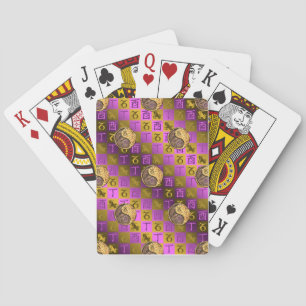 Baraja De Cartas Capricornio y Gallo de Fuego