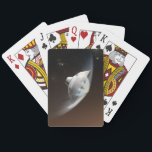 Baraja De Cartas Cápsula de aeródromo de Marte Science Laboratory 2<br><div class="desc">Concepto de artista que representa la interacción de la nave espacial del Laboratorio Científico de Marte con la atmósfera superior de Marte durante la entrada, descenso y aterrizaje de la resaca de curiosidad en la superficie marciana. En esta escena, la fricción con la atmósfera marciana está frenando el descenso de...</div>
