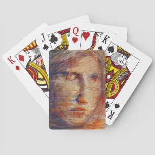 Baraja De Cartas Cara abstracta