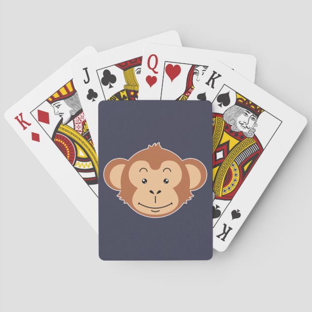 Baraja De Cartas Cara de Mono (Reverso)