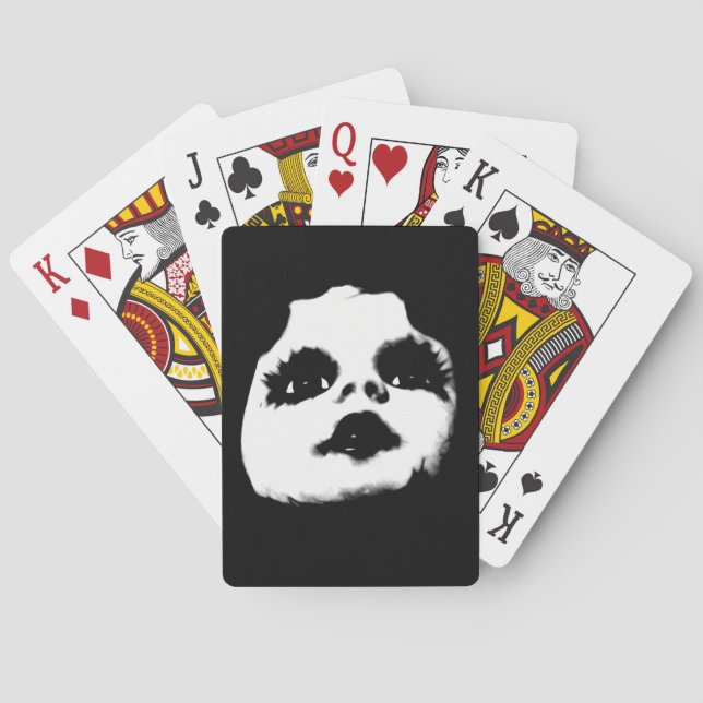Baraja De Cartas Cara de muñeca espeluznante COOL (Reverso)