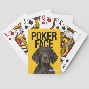 Baraja De Cartas Cara de Póquer Foto de Perro Personalizada