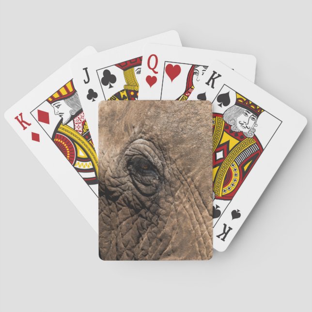 Baraja De Cartas Cara de un elefante (Reverso)