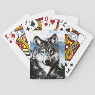 Baraja De Cartas Cara del lobo