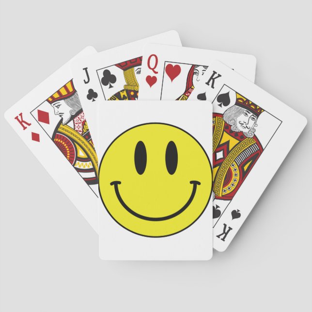 Baraja De Cartas cara sonriente (Reverso)