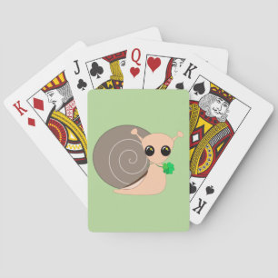 Baraja De Cartas Caracol con tarjetas de reproducción de Clover - T