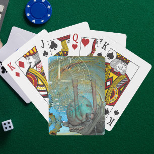 Baraja De Cartas Caracol Viajero Steampunk Acuático