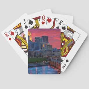 Baraja De Cartas Caramelo del ojo de Minneapolis