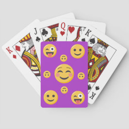 Baraja De Cartas Caras sonrientes y divertidas de Emoji
