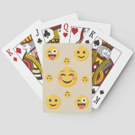 Baraja De Cartas Caras sonrientes y divertidas de Emoji