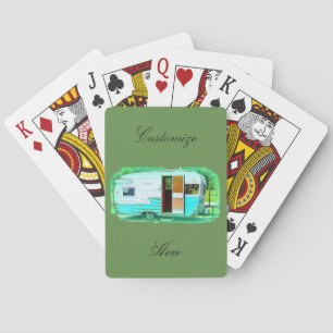 Baraja De Cartas Caravana gitana clásica de remolques de época