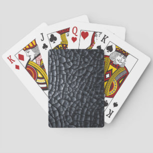 Baraja De Cartas carbón de carbón de carbón de patrón de textura cr