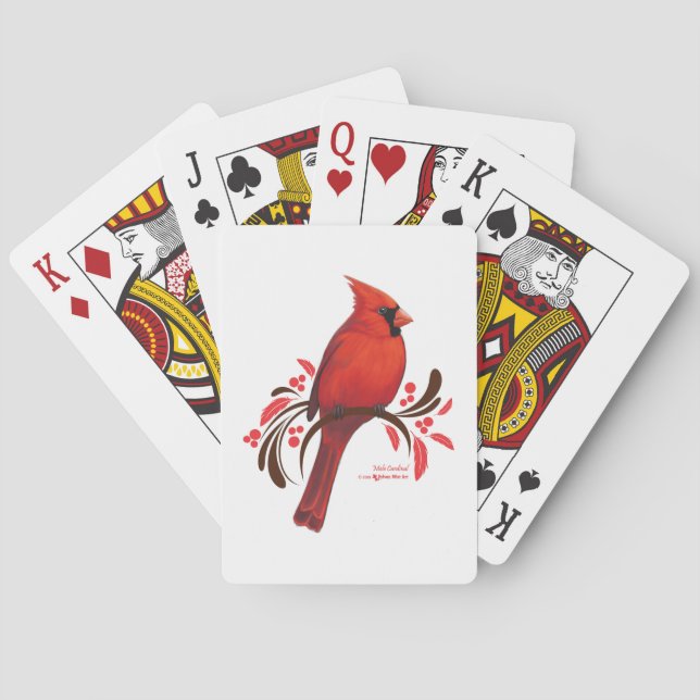 Baraja De Cartas Cardenal masculino (Reverso)
