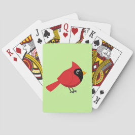 Baraja De Cartas Cardenal rojo Personalizado con flores