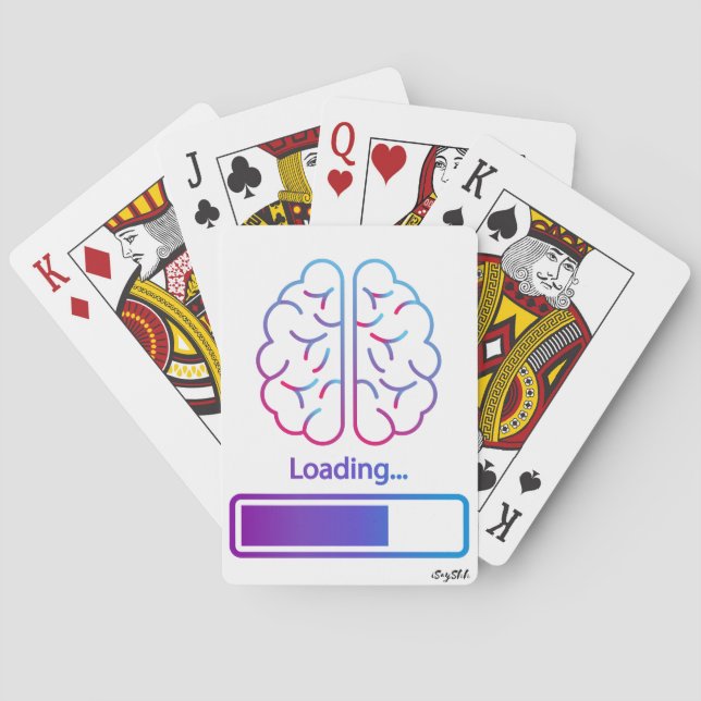 Baraja De Cartas carga cerebral (Reverso)