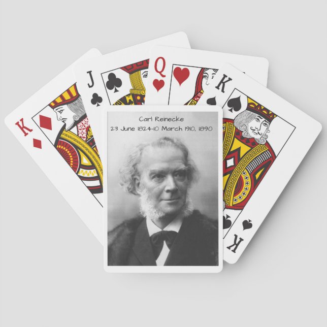 Baraja De Cartas Carl Reinecke 1890 (Reverso)