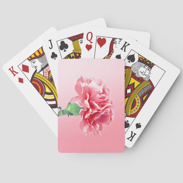 Baraja De Cartas Carnación rosa (Reverso)