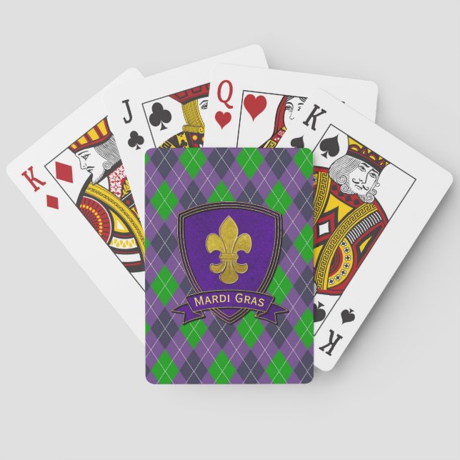Baraja De Cartas Carnaval del modelo del carnaval (Reverso)
