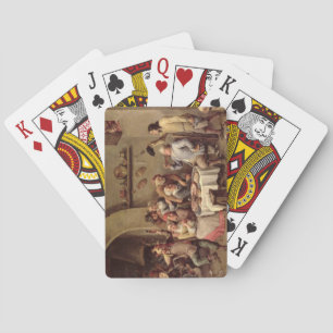 Baraja De Cartas Carnaval: "Le Roi Boit", 1690 (aceite de cobre)