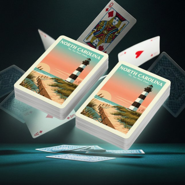 Baraja De Cartas Carolina del Norte Vintage (Subido por el creador)