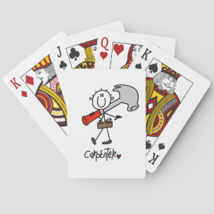 Baraja De Cartas Carpintero Con Martillo